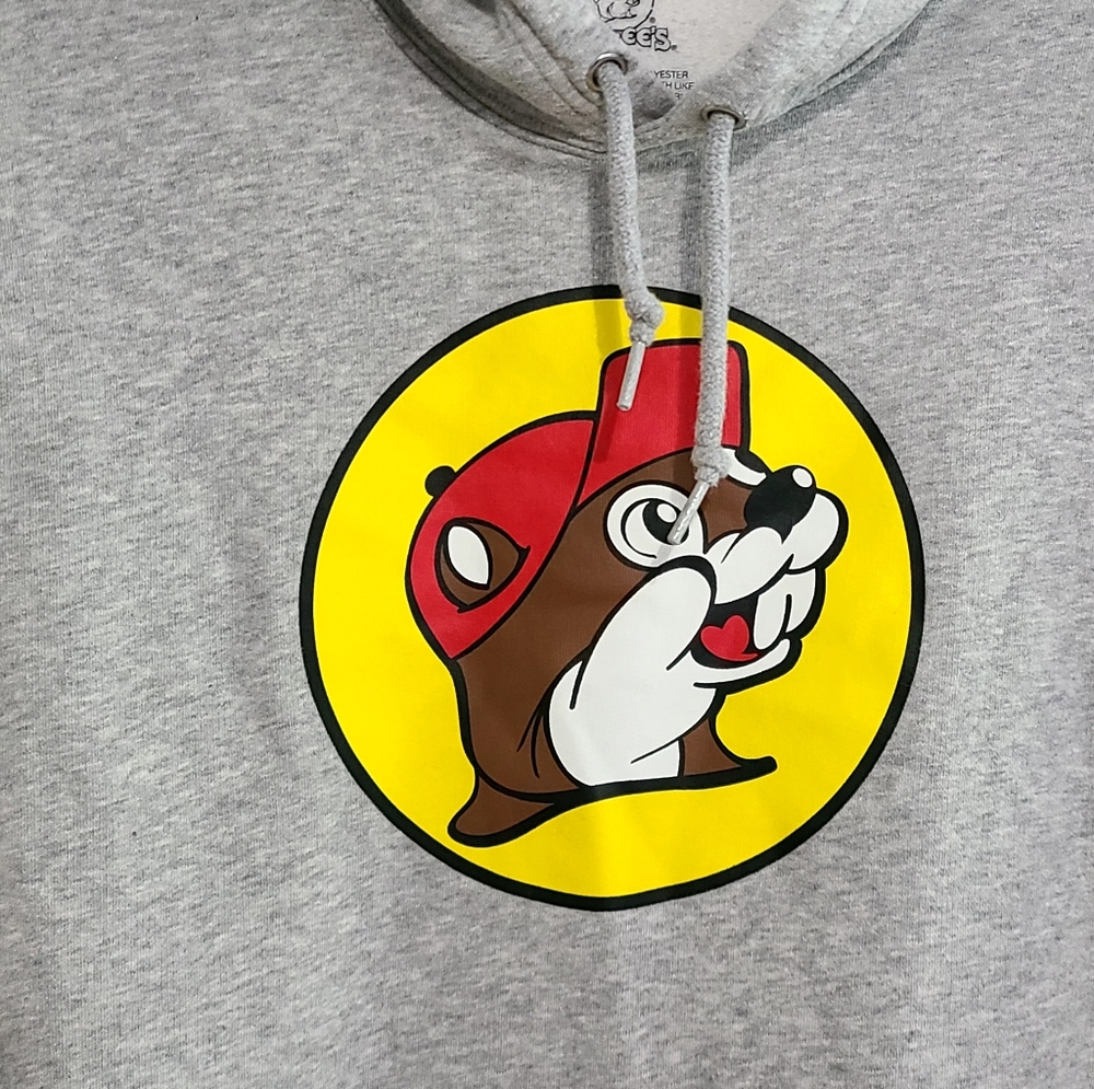 Buc-ee's Gray Hoodie - Picture 2 of 4